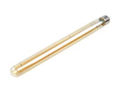 Satco Products, Inc. S9588 6.5T9/AMB/LED/E26/20K/120V Satco Dimmable 6.5W 2200K T9 Vintage Filament LED Bulb, Enclosed Fixture Rated