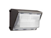Value Brand WP-37698 WP-65W50K-PC 65 Watt, Dimmable, 120-277V, 250 Watt Equivalent 5000K Forward Throw LED Wallpack Fixture with Photocell